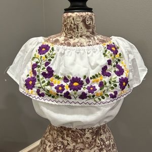 Girls small Mexican top
